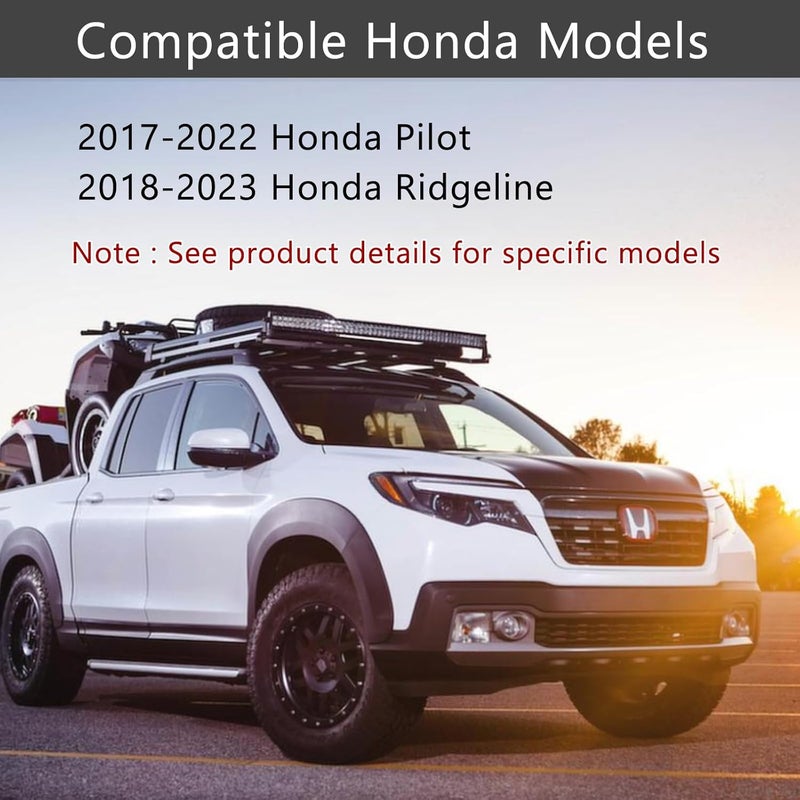 Xiaoyudou Left Driver & Right Passenger Side Sun Visor Fit for Honda Pilot 2017-2022, Honda Ridgeline 2018-2023 Replaces# 83280-TG7-A12ZB 83230-TG7-A12ZB (Gray) - Image 4